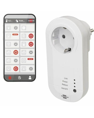 Smartkontakt OR: Intelligent Kontakt Brennenstuhl 1294840 Wi-Fi 16 A