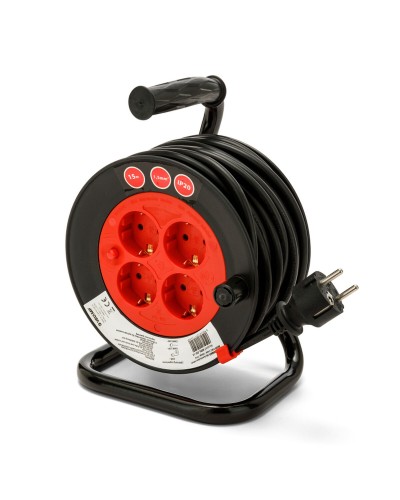 Kabelrullar Velamp brico 4 tomas REEL 15 m 3 x 1,5 mm 4 Plug