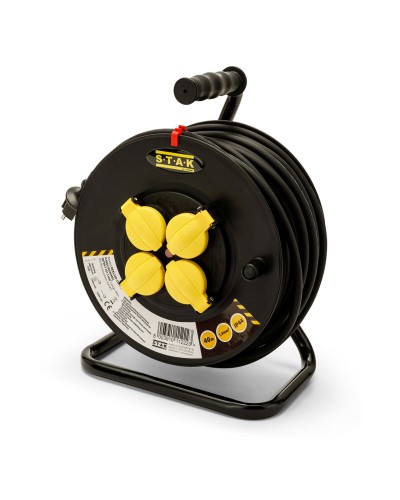 Kabelaufwicklung Stak REELHD 40 m 3 x 1,5 mm 4 Stecker