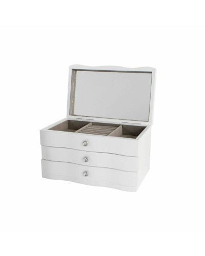 Box-Schmuckkästchen DKD Home Decor 27 x 18 x 16 cm Weiß Holz MDF