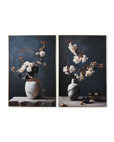 Painting Home ESPRIT Oriental Vase 80 x 3 x 120 cm (2 Units)