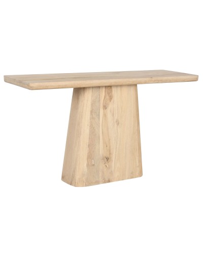 Pelikonsoli Home ESPRIT Keltainen Mangopuu 135 x 40 x 74 cm