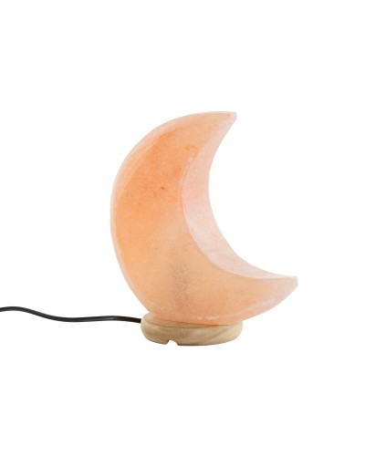 Pöytälamppu DKD Home Decor Pinkki Suola Akaasia 15 W 220 V 20 x 10 x 23 cm