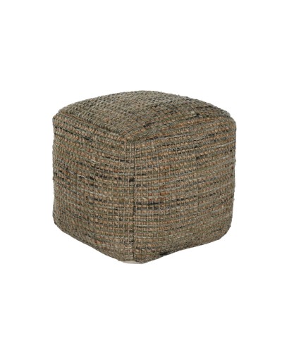 Footrest Home ESPRIT Turquoise 45 x 45 x 45 cm