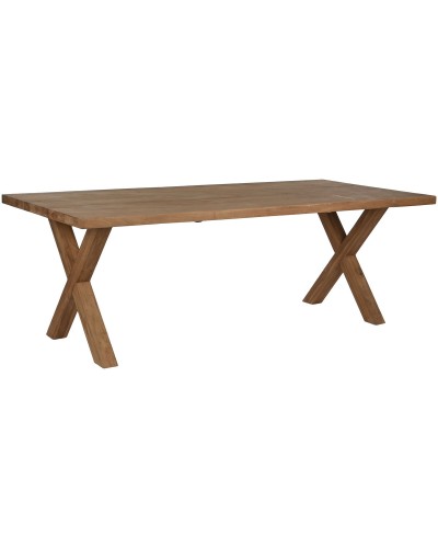 Dining Table Home ESPRIT Teak 220 x 100 x 76 cm