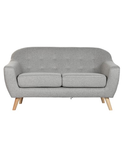 Sofa Home ESPRIT Grau Creme natürlich Scandi 146 x 84 x 82 cm