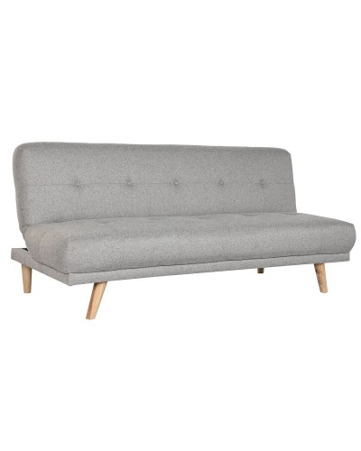 Canapé Convertible Home ESPRIT Gris Crème Scandi 172 x 80 x 76 cm