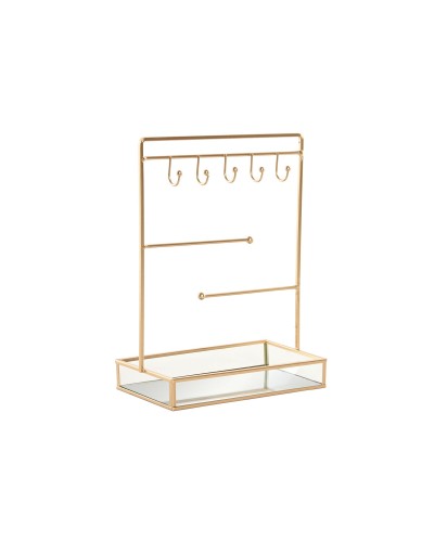 Smyckeskrin Home ESPRIT Gyllene Metall Speglar 21 x 10 x 32 cm