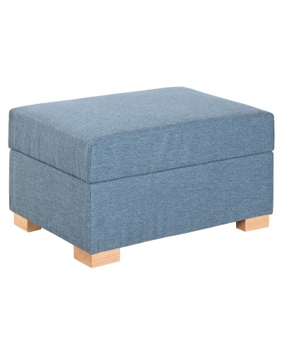 Repose-pied Home ESPRIT Bleu Urbaine 70 X 50 X 40 CM