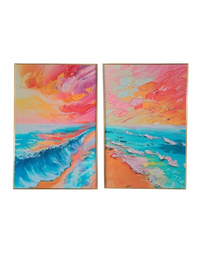 Bild Home ESPRIT Strand Mediterraner 80 x 3,5 x 120 cm (2 Stück)