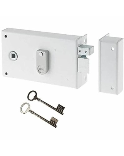 Serratura Yale YAH37D  19,5 x 7 x 14 cm Bianco Acciaio Porte