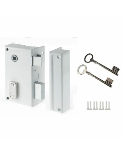 Slot Yale YAV37D  12,5 x 7 x 18 Wit Staal Rechthoekig Deuren Verticaal