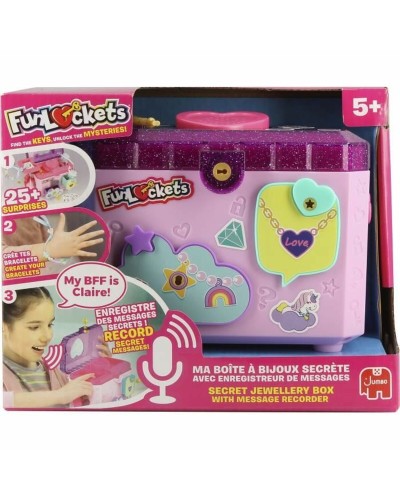 Smyckeskrin Funlockets Multicolour Rosa Plast