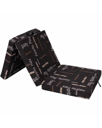 Garden sofa Black 190 x 70 x 9 cm