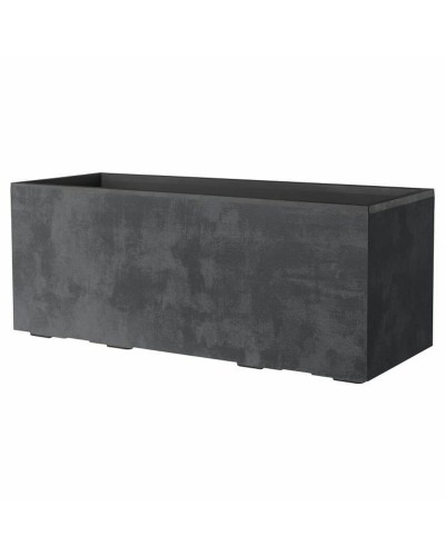 Plant pot Deroma Anthracite 99 cm Plastic Rectangular Modern