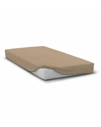 Drap housse HOME LINGE PASSION Beige Lit 1 persone 90 x 190 + 30 cm