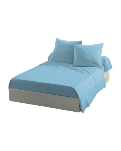 Lenzuolo Superiore HOME LINGE PASSION Blu cielo 180 x 290 cm