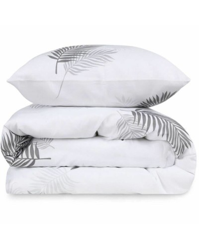 Duvet cover set Grey Super king 3 Pieces