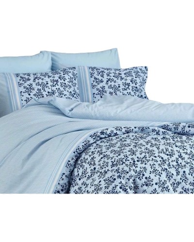 Duvet cover set Blue Super king 3 Pieces