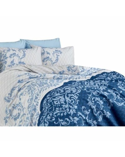 Duvet cover set Blue Super king 3 Pieces