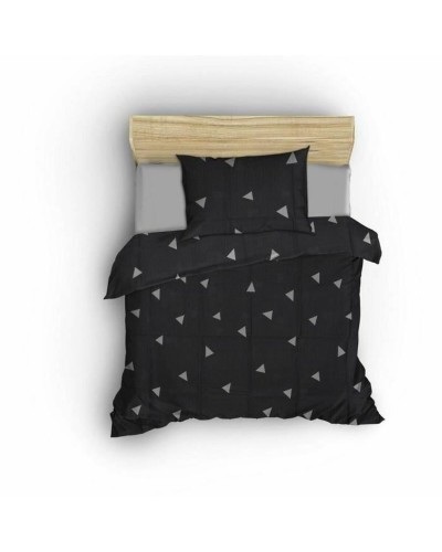 Parure de couette Gris Lit king size 3 Pièces