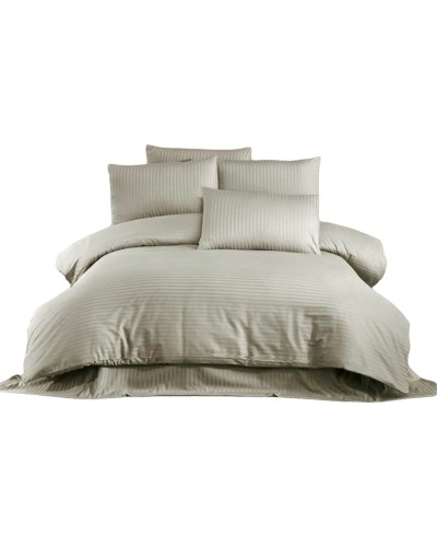 Set di copripiumino Beige Osimano 3 Pezzi