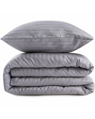 Set di copripiumino Grigio Osimano 3 Pezzi