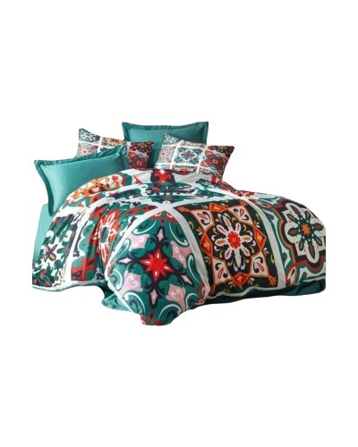 Duvet cover set Green Super king 3 Pieces