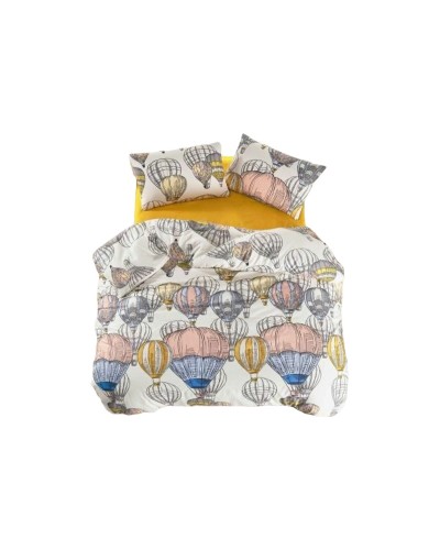 Bettbezug-Set Senf King size 3 Stücke