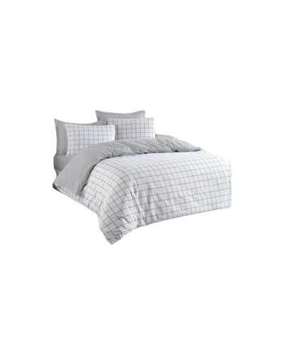 Set di copripiumino Grigio Osimano 3 Pezzi