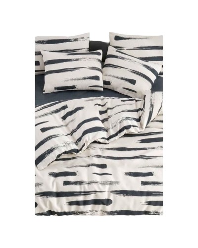 Parure de couette Blanc Lit king size 3 Pièces