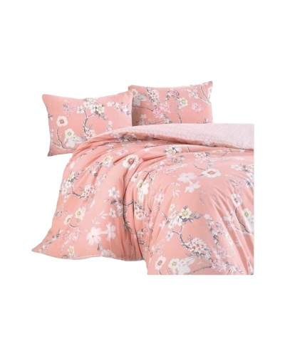 Parure de couette Beige Lit king size 3 Pièces