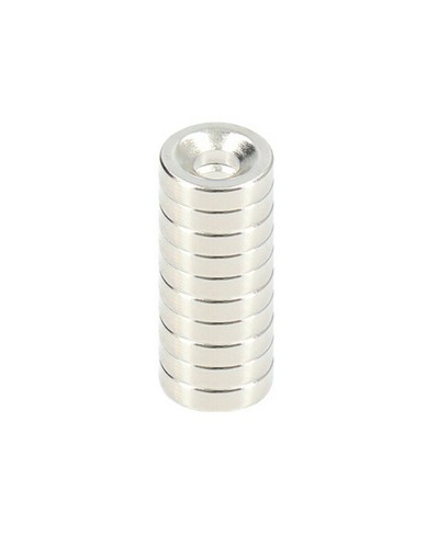 Ferrestock Magnete 15x4mm: 10er-Set Mehrzweck für Zuhause und Büro

