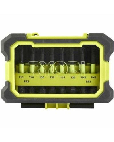 Bitssats Ryobi RAK10MSDI 50 mm 10 Delar Phillips Pozidriv Torx