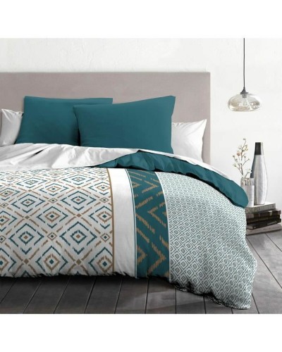 Nordic cover HOME LINGE PASSION Ethno Green 240 x 260 cm