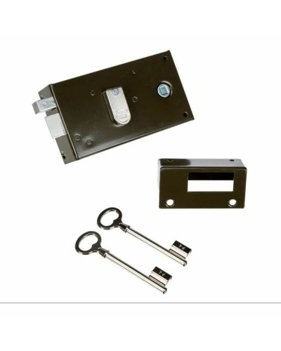 Lock Yale 19,5 x 7 x 14 cm Khaki Steel Doors