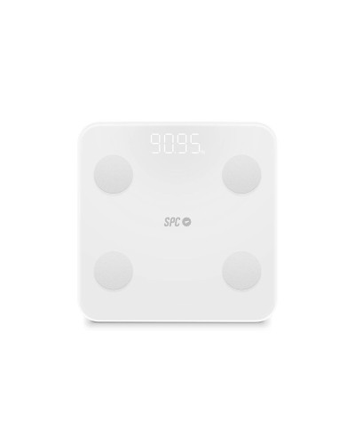 Digitale Personenwaage SPC Internet ATENEA FIT 3 Weiß Verre trempé 180 kg 50 x 50 x 28 cm