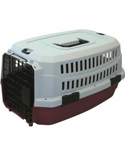 Cage de transport pour chiens MPETS | 68 x 47,6 x 45 cm | Spacieux et confortable pour les voyages et le transport
