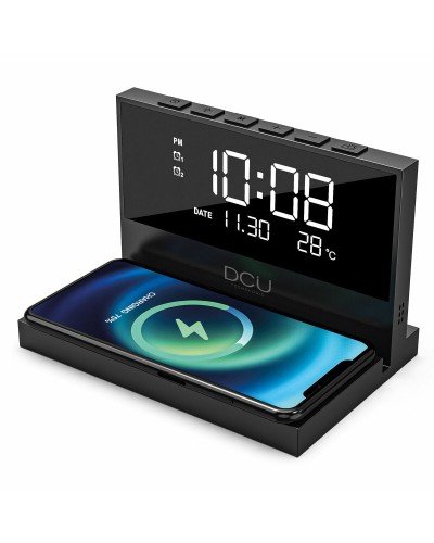 Reloj-Despertador DCU 37300830 Negro