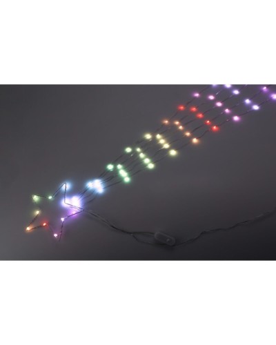 Weihnachtsschmuck Lifetime RGB Weihnachtsstern 220 V 119 cm Kunststoff LED RGB