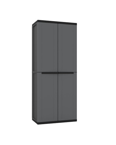 Armoire Terry j-base 268 Gris foncé polypropylène 68 x 37,5 x 163,5 cm