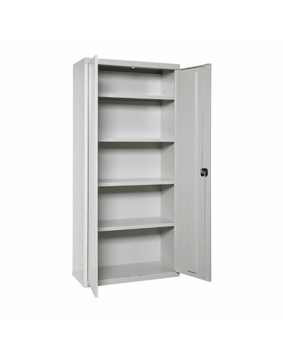 Armadio Simon Rack Grigio Metallo 80 x 40 x 180 cm