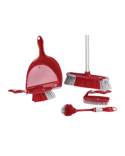 Rengörings & Lagrings-kit Dirt Devil Rostfritt stål Plast Box (6 Delar)