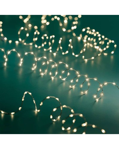 Wreath of LED Lights Lumineo Warm light 6 m