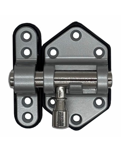 Cerrojo de seguridad EDM 85528 Plateado 30 mm Metal 40 mm 50 mm