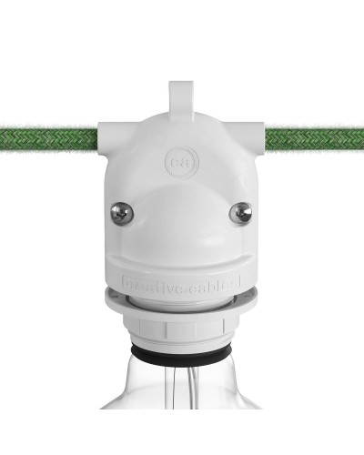 Lampenfassung Creative Weiß E27