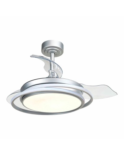 Deckenventilator CristalRecord Silberfarben 40 W Ø 40 cm