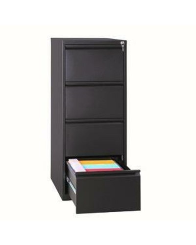 Armoire classeur Bisley Noir A4 132 x 46 x 62 cm
