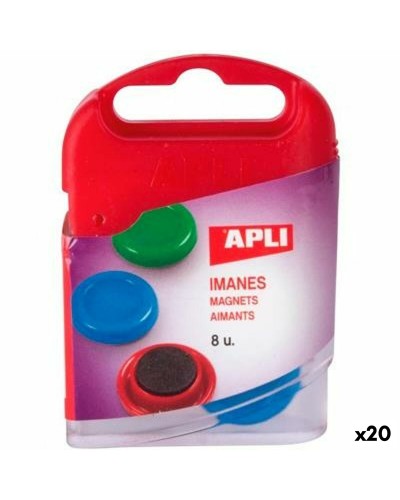 Magnets Apli Ø 2 cm 8 Pieces (20 Units)
