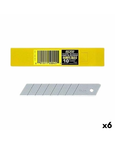 Snijmes Olfa 10 x 1,8 cm (6 Stuks)